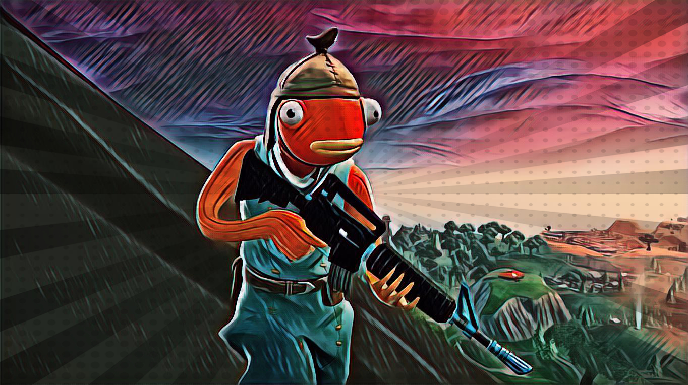 1370x770 Fishstick Fortnite Wallpaper, Desktop