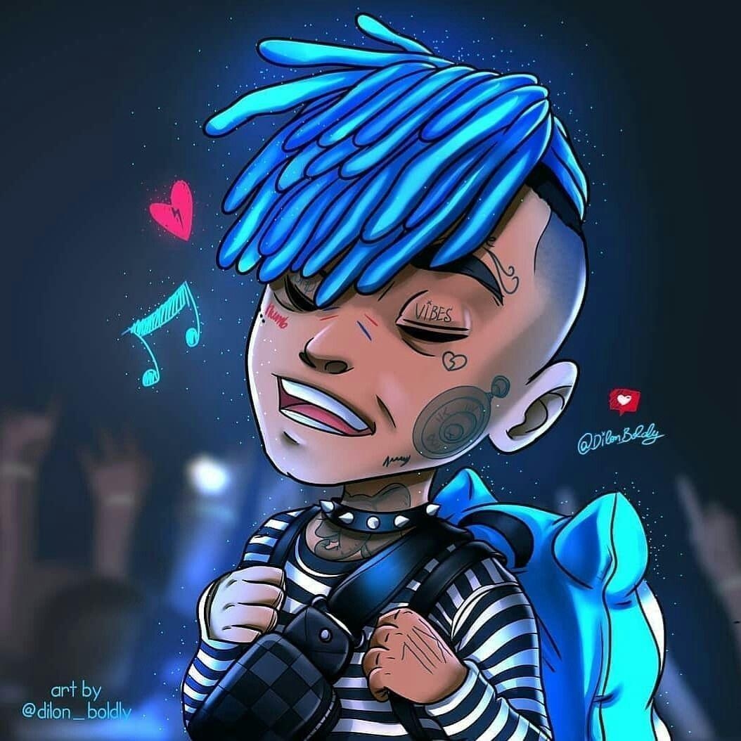 1060x1060 XXXTentacion Cartoon Wallpaper Free XXXTentacion Cartoon Background, Phone