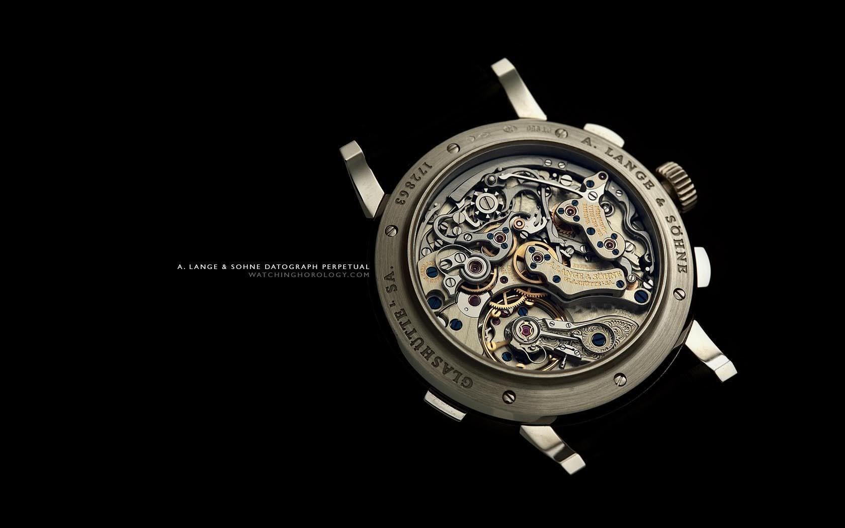 1680x1050 WatchingHorology: Lange & Sohne Datograph Perpetual Movement Wallpaper, Desktop