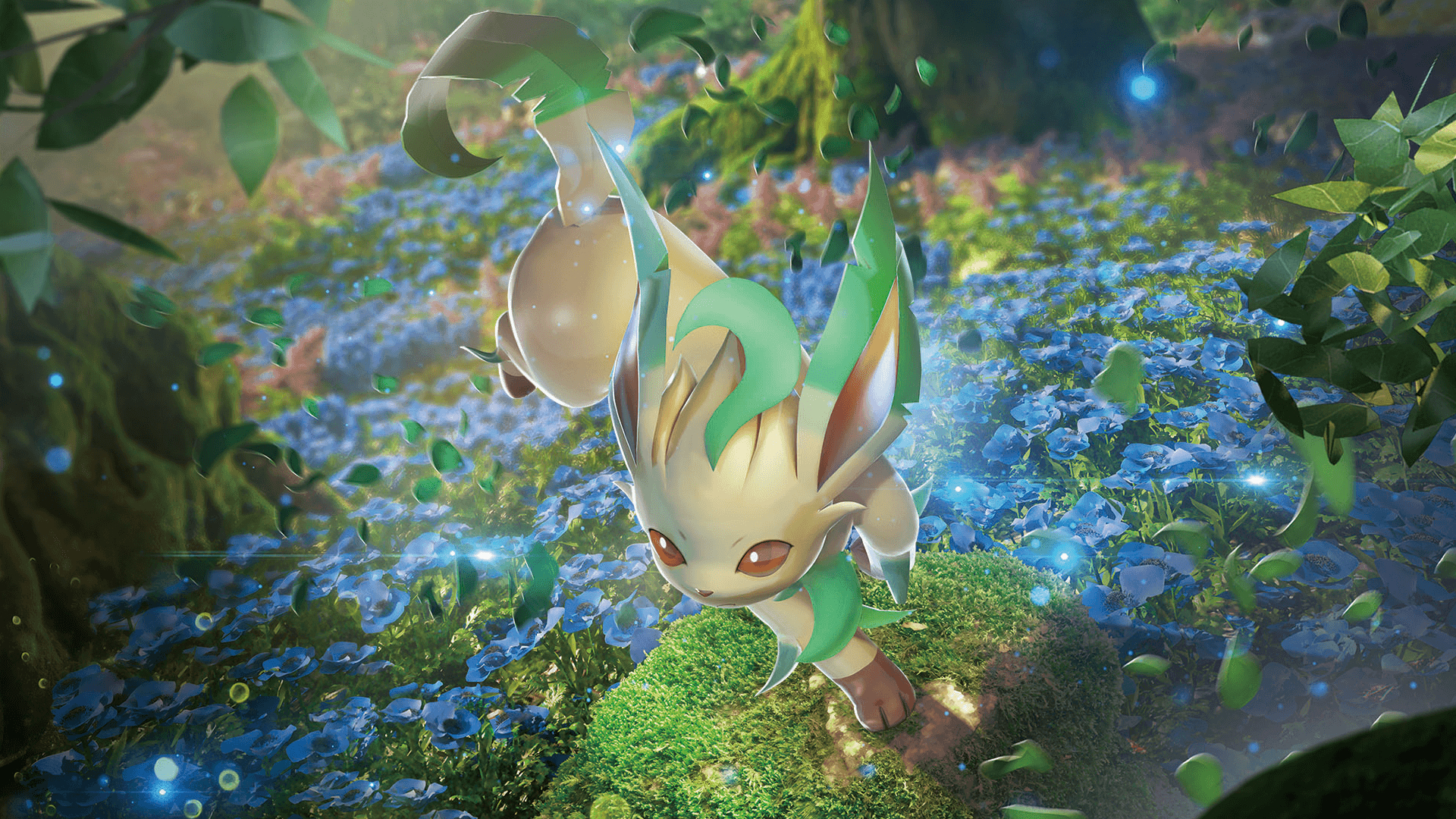 1920x1080 Leafeon (Ultra Prism booster pack art) [], Desktop