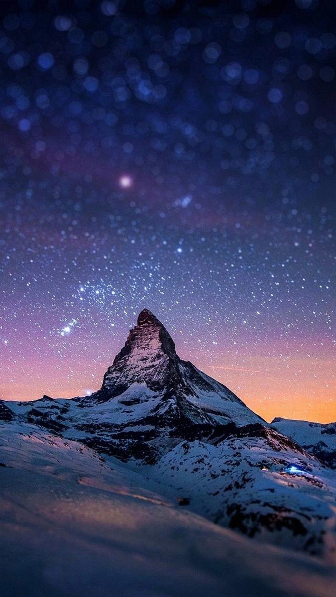 1080x1920 starry night over Everest wallpaper, Phone
