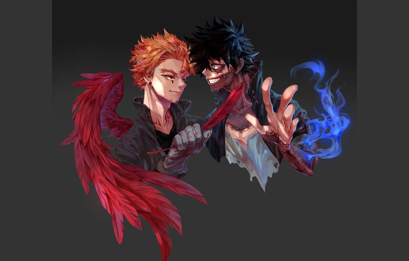 1340x850 Wallpaper Fanart, Boku no Hero Academy, Pixiv, My Hero Academia, Desktop