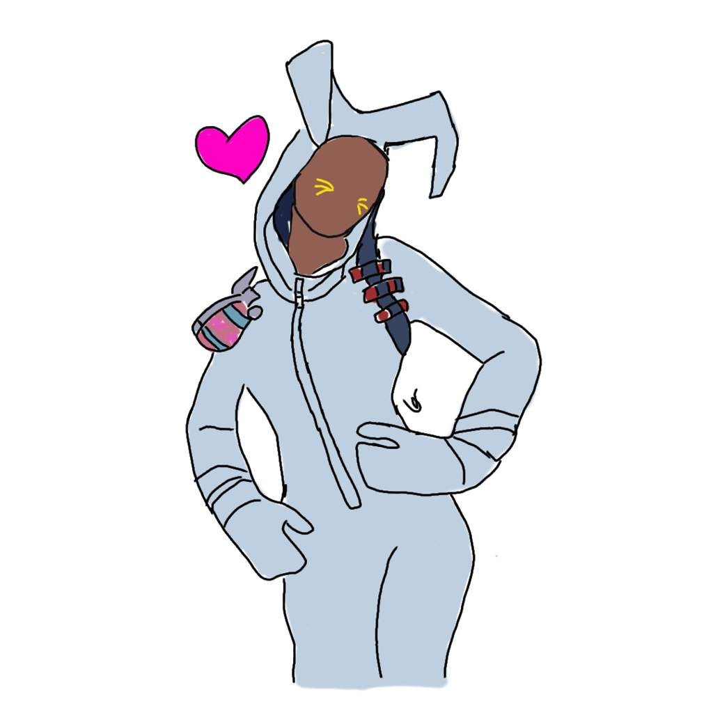 1030x1030 Bunny Brawler! Colored [TRACED]. Fortnite: Battle Royale Armory Amino, Phone