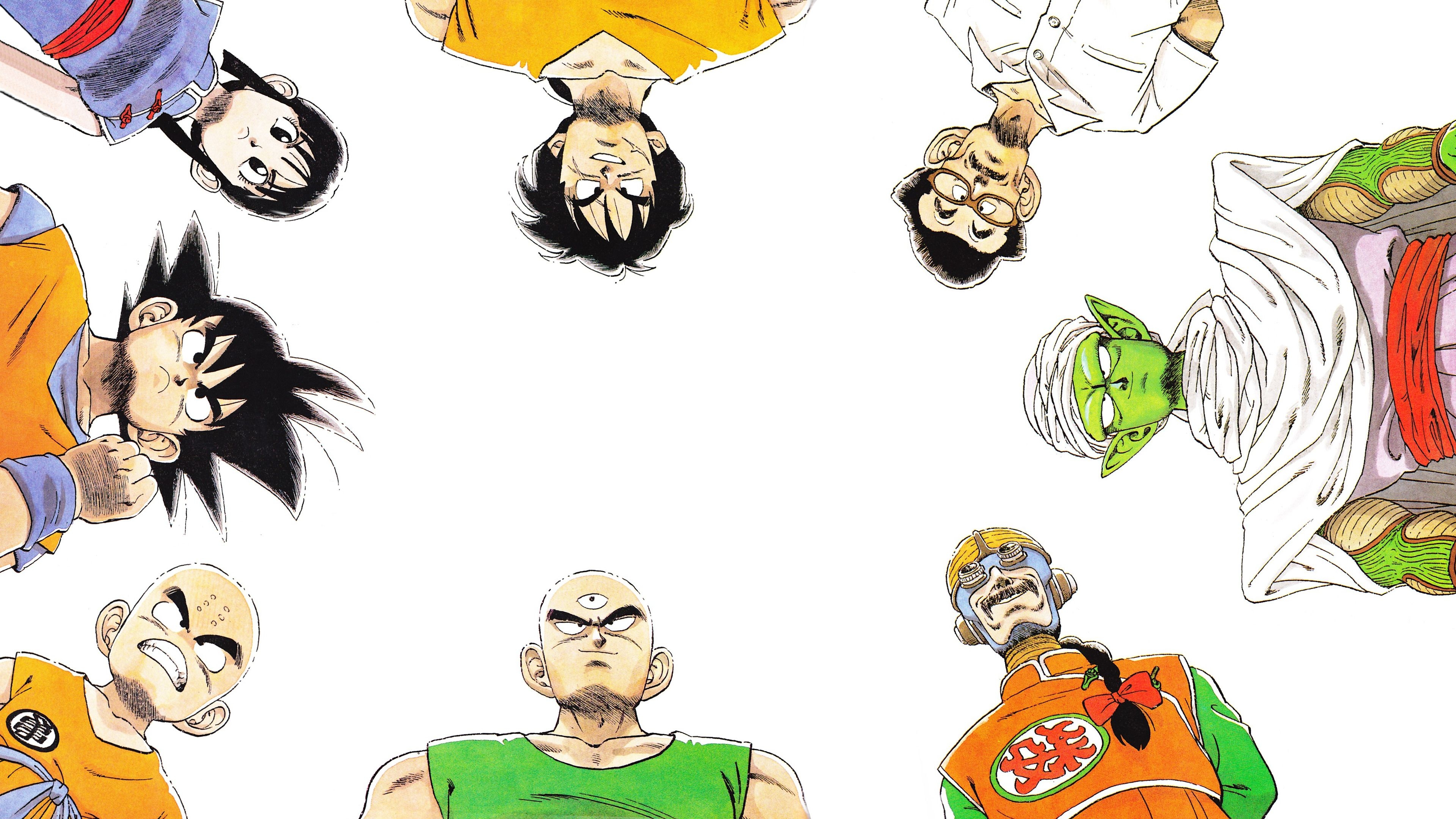 3840x2160 Dragon Ball Z Son Goku Krillin Chi Chi Tien Shinhan Ball, Desktop