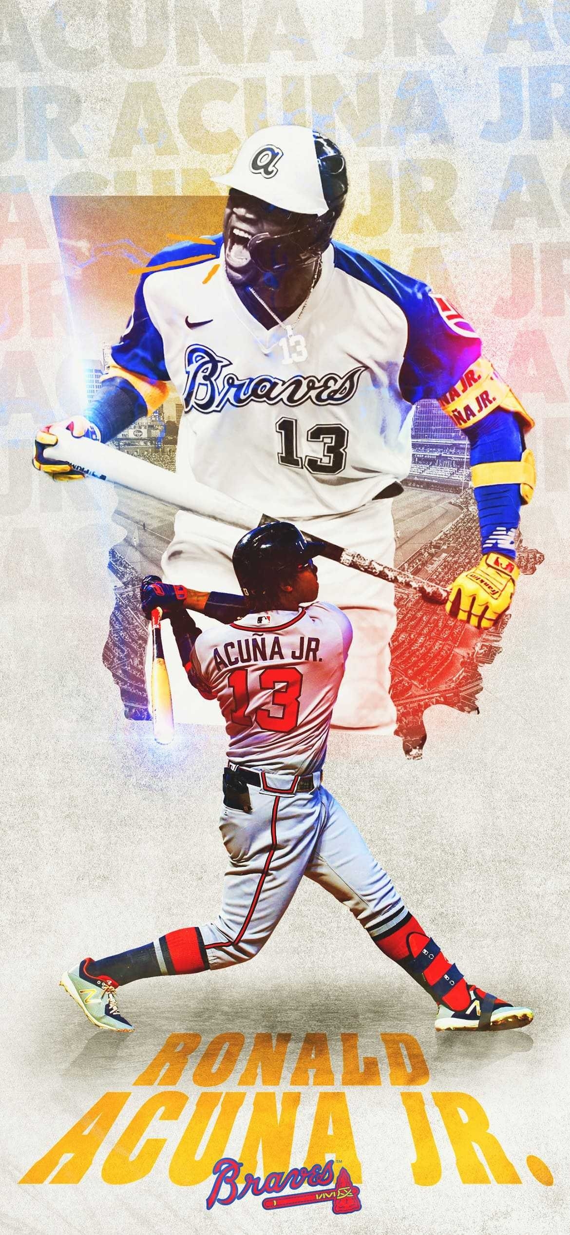 1170x2540 Ronald Acuna Jr: Free Wallpaper Download, Phone