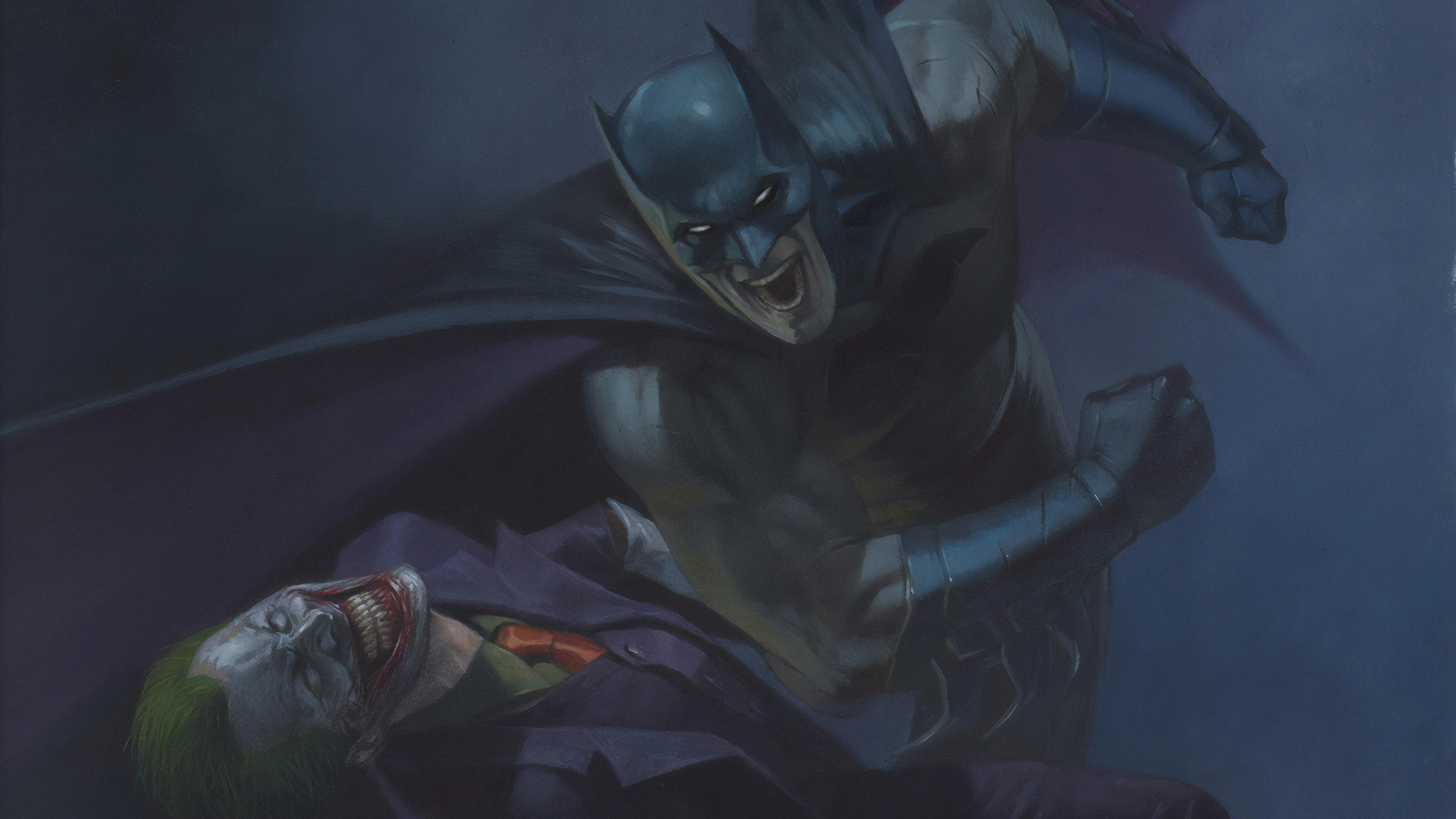 3840x2160 Batman Vs Joker Wallpaper HD, Desktop