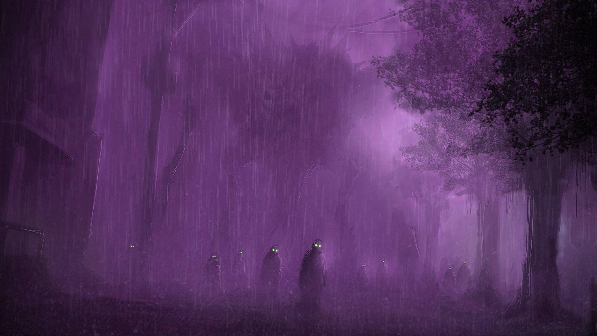 1920x1080 Purple Horror Wallpaper, Desktop