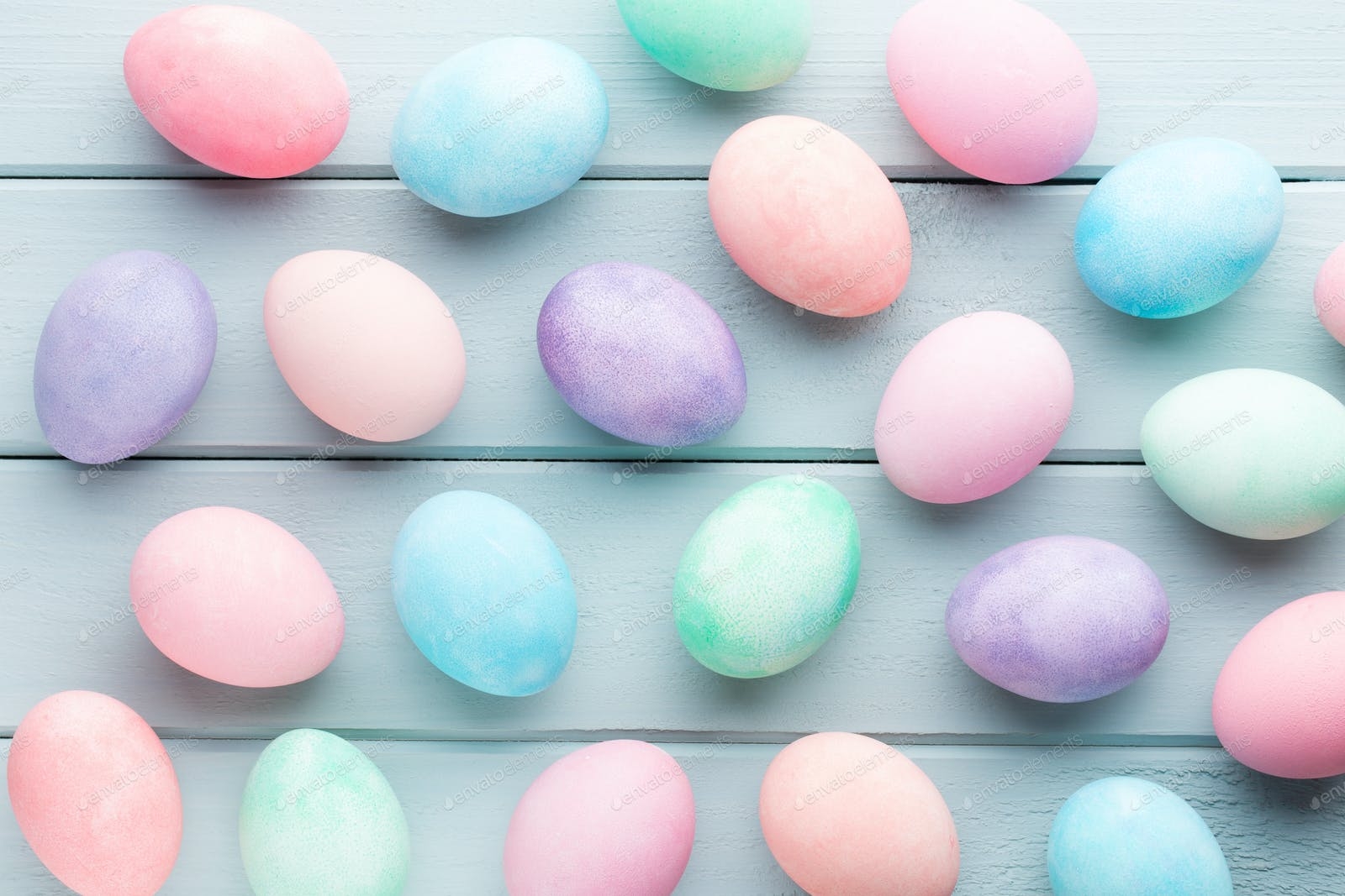 1600x1070 Pastel Easter eggs background. Spring greating card. photo by GitaKulinica on Envato Elements, Desktop