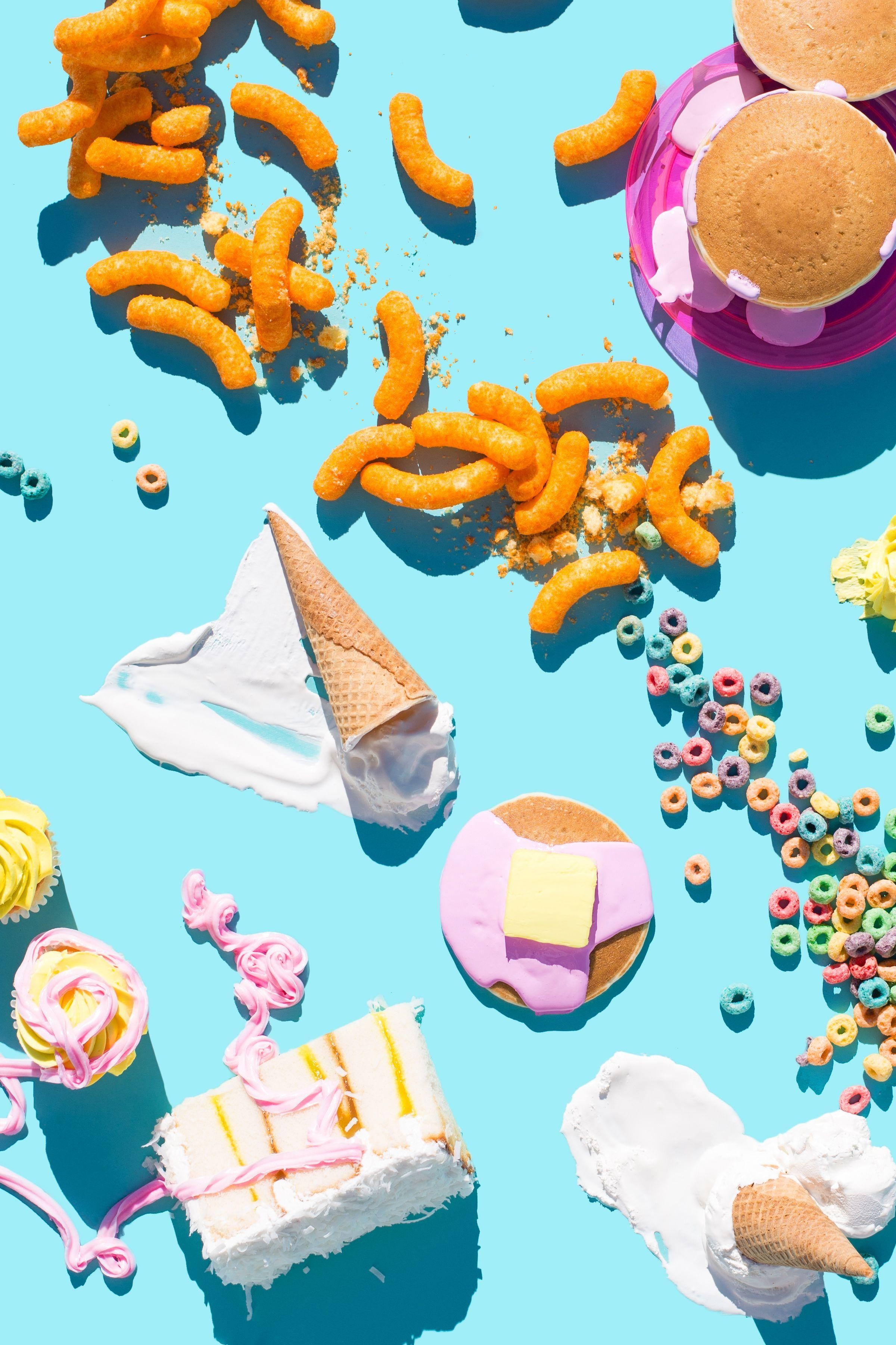 2400x3600 Junk Food Delight / Violet Tinder Studios. STILL LIFE, Phone