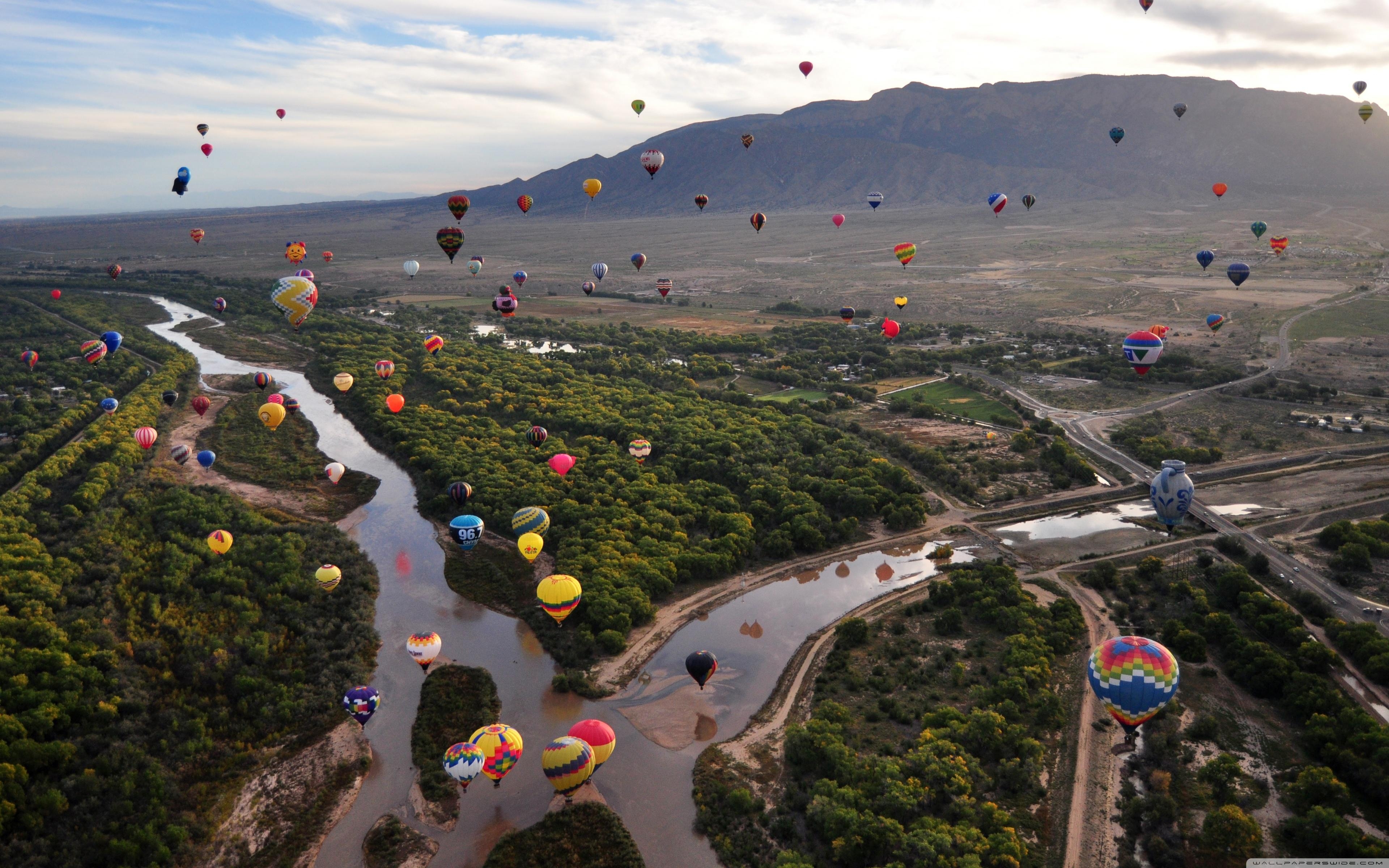 3840x2400 Balloon Fiesta At The Rio Grande In Albuquerque ❤ 4K HD Desktop, Desktop