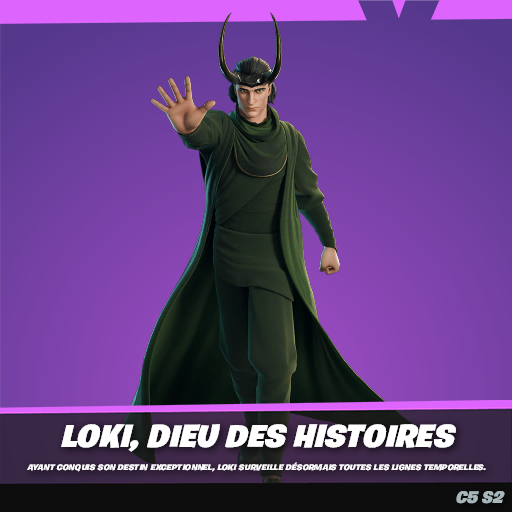 520x520 Loki, God of Stories Fortnite wallpaper, Phone