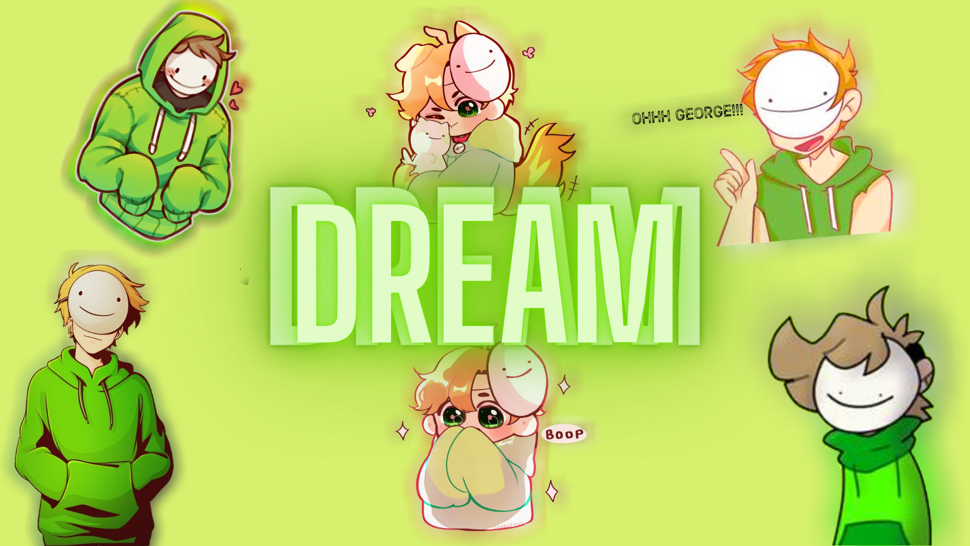 1920x1080 Dream Desktop Wallpaper. Dream team wallpaper, Dream fanart, Dream smp wallpaper, Desktop