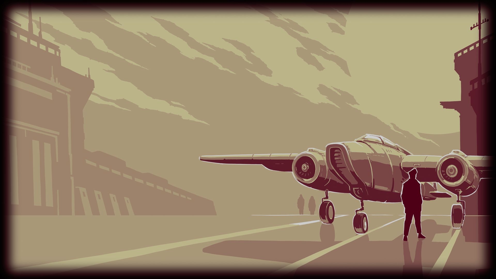 1920x1080 Wallpaper, Luftrausers, sepia, dieselpunk, video games, Desktop