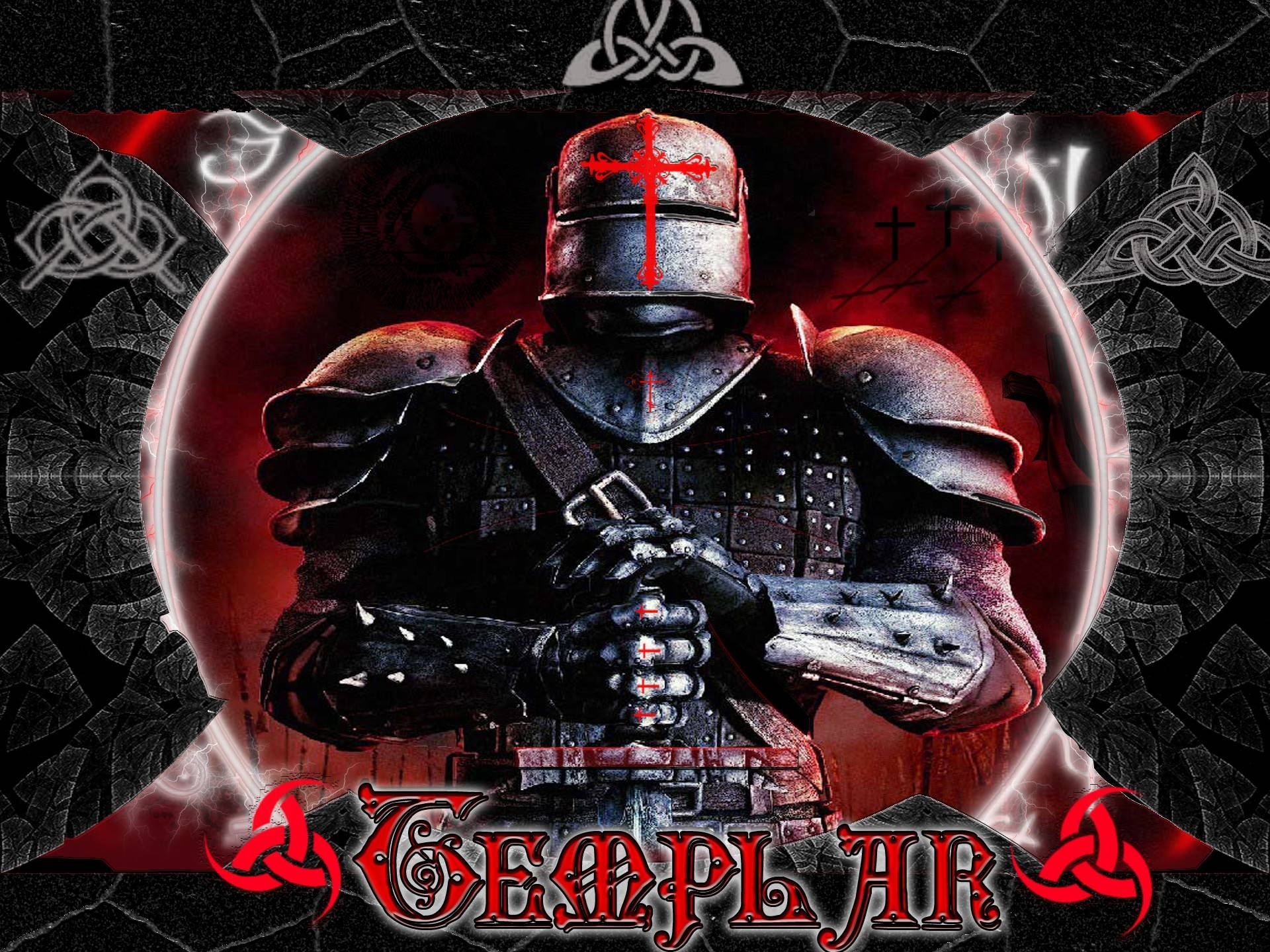 1920x1440 Templar Abstract Battle Knight Templar Fantasy Wallpaper Lowrider, Desktop