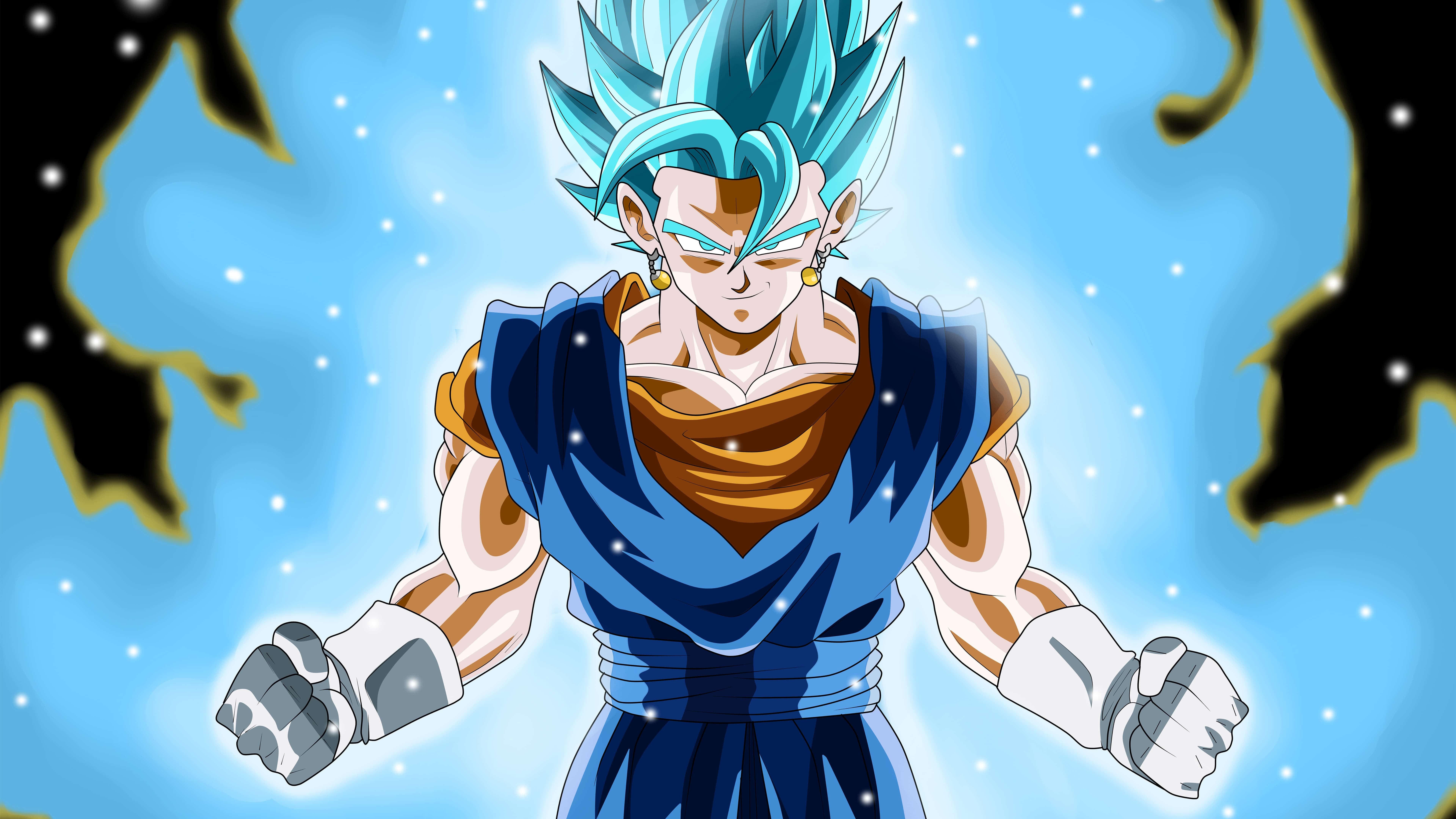 7680x4320 Dragon Ball Vegetto UHD 8K Wallpaper, Desktop