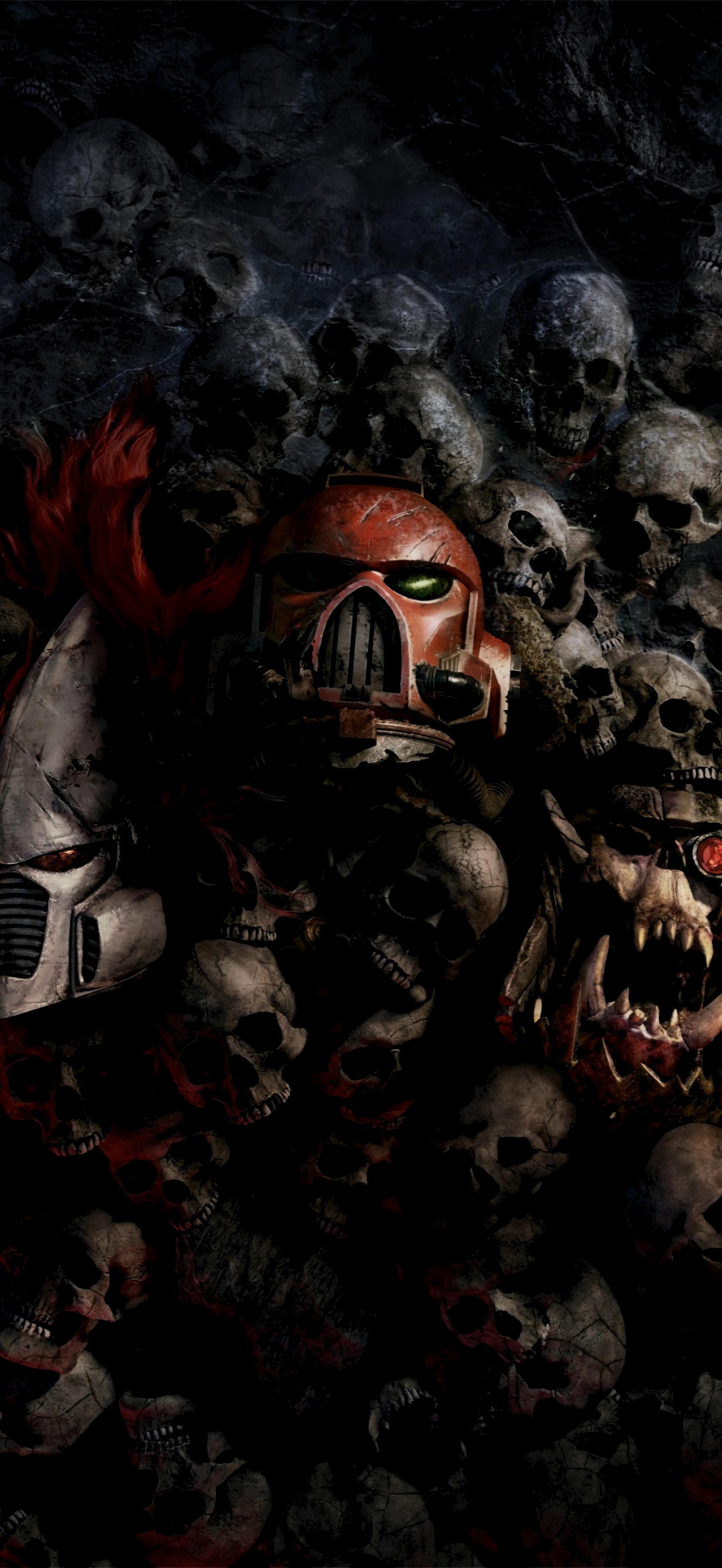 1660x3600 Warhammer 40k skulls wallpaper [], Phone