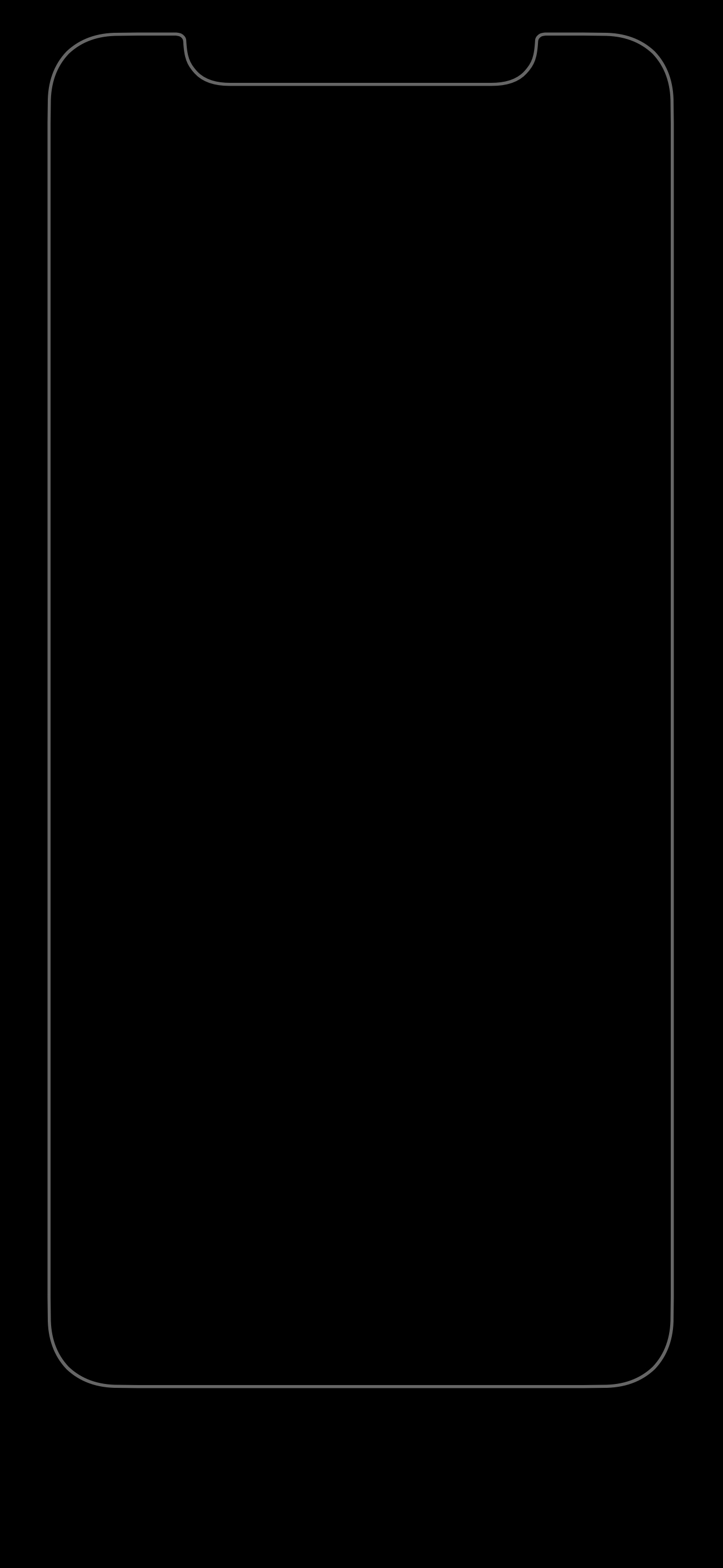 1310x2820 All black wallpaper, Phone