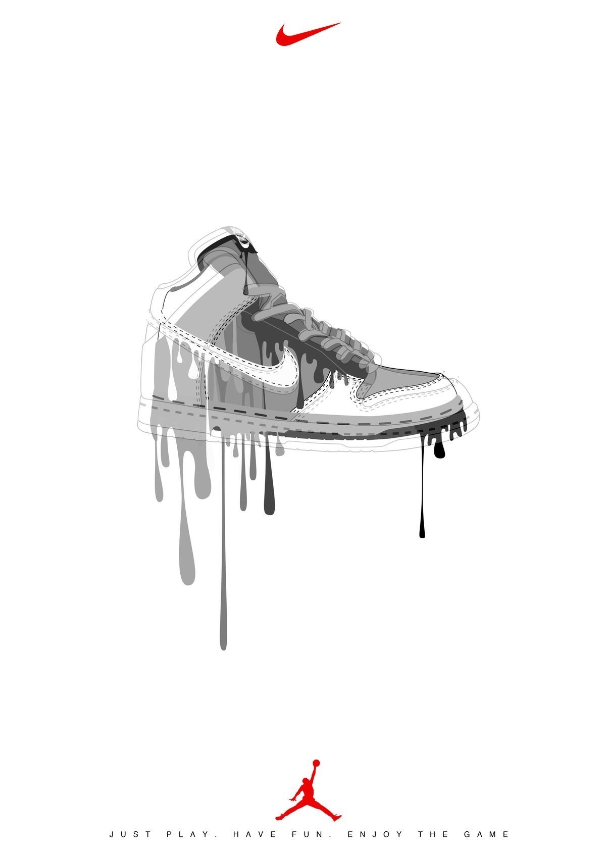 1200x1700 Sneaker art, Shoes wallpaper, Nike drawing.com, Phone