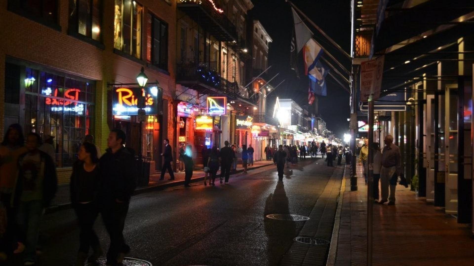 1920x1080 French quarter mardi gras night shot wallpaper, Desktop