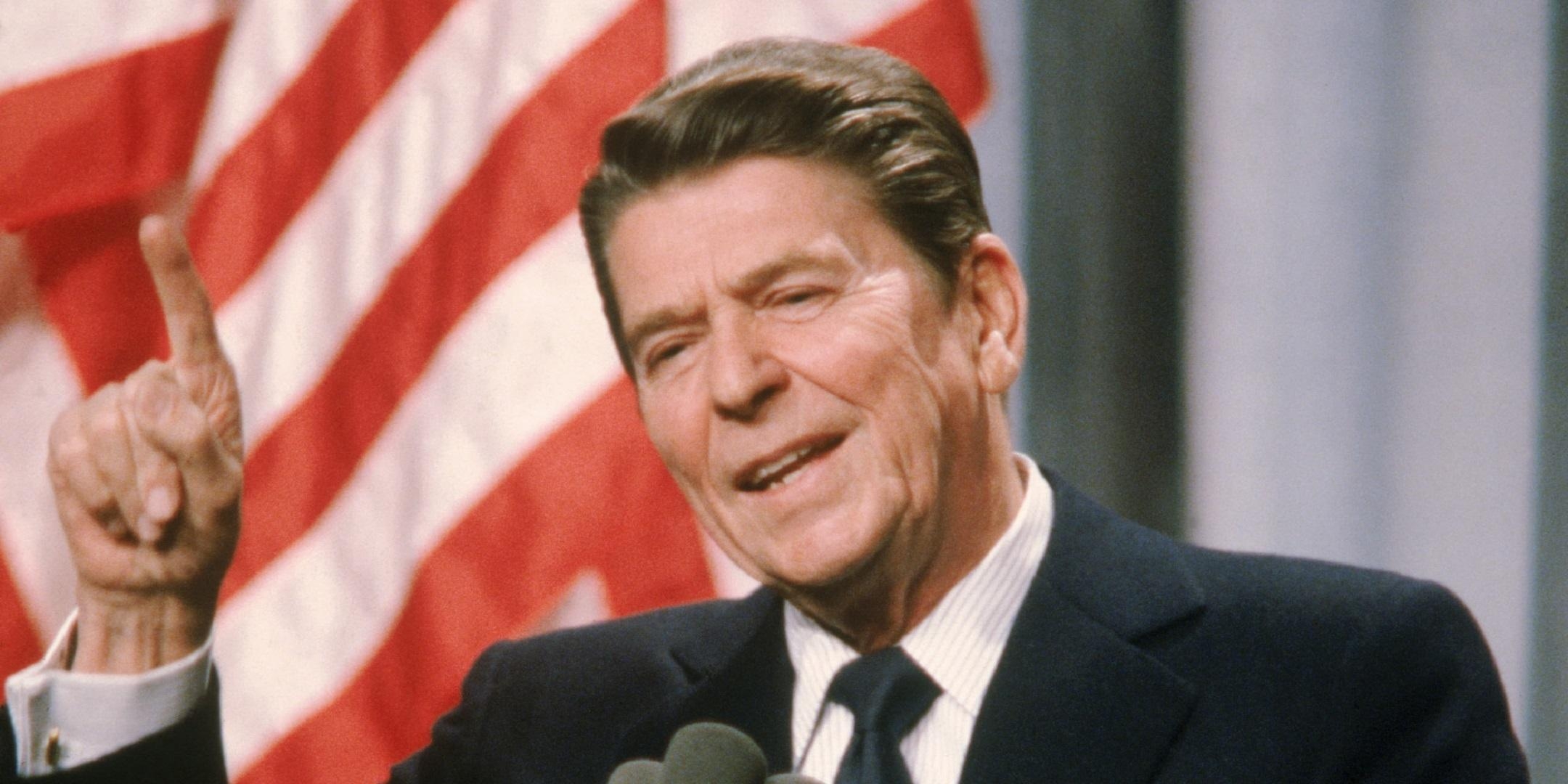 2160x1080 Ronald Reagan Computer Wallpaper, Dual Screen