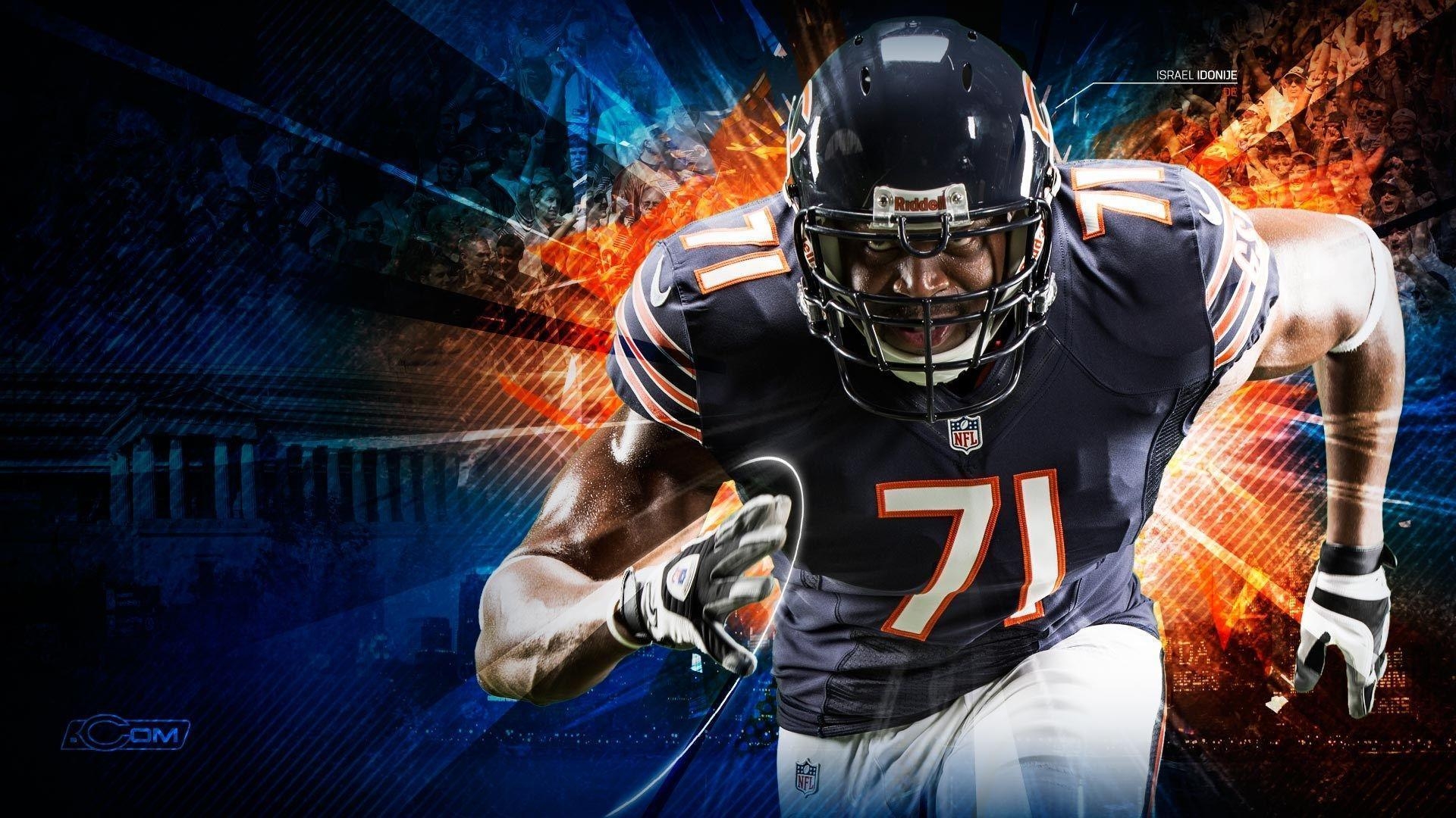 1920x1080 chicago bears high resolution wallpaper widescreenx1365, Desktop