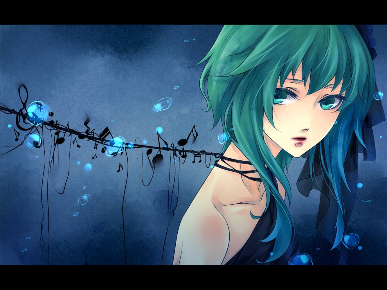 1340x1000 Dark Anime Girl Wallpaper, Desktop