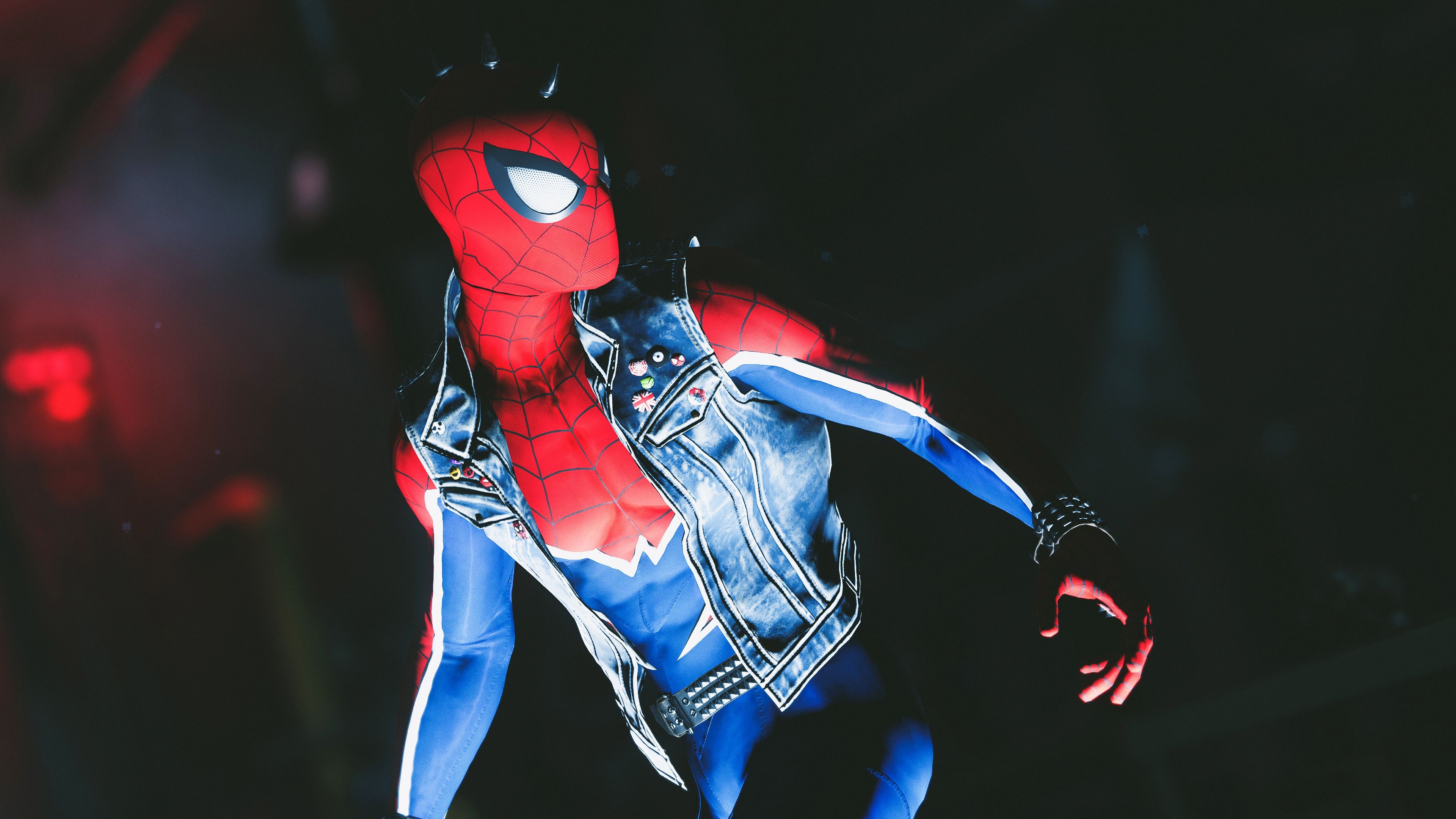 3840x2160 Spider Punk Spider Man PS4 4K, Desktop