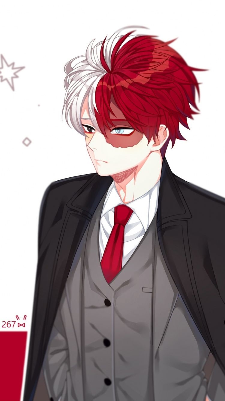 750x1340 Download  wallpaper anime boy, artwork, my hero academia, shoto todoroki, iphone iphone  HD image, background, 18899, Phone