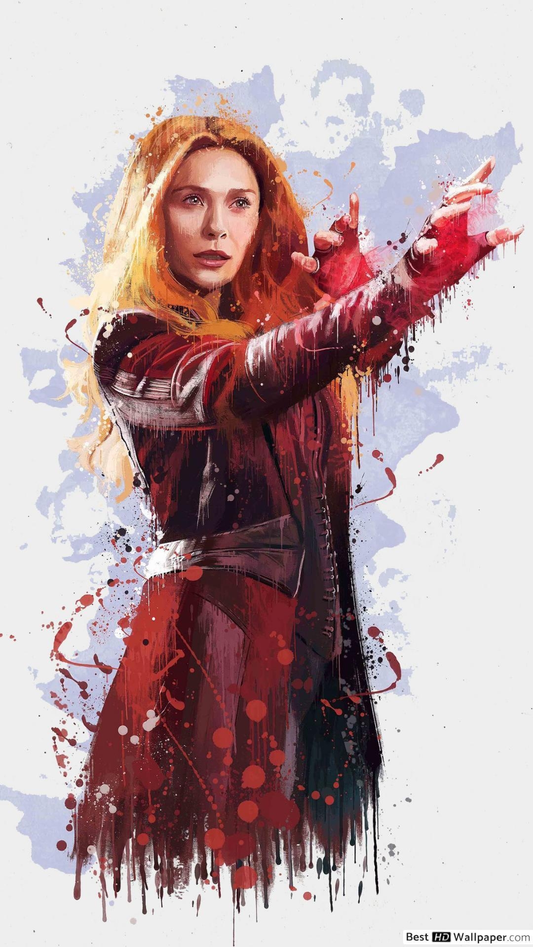 1080x1920 Queen of Chaos Wanda Maximoff HD wallpaper download, Phone