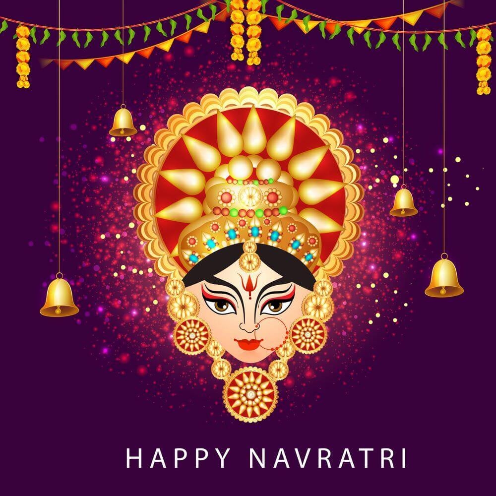 1000x1000 Happy Navratri Image 2019 HD Image & Videos Download, Phone