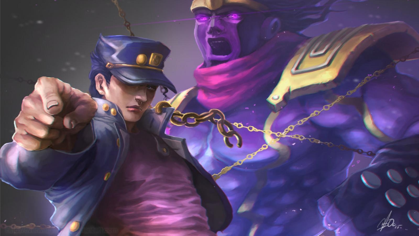 1600x900 Jotaro Kujo Wallpaper S4O 120.38 Kb, Desktop