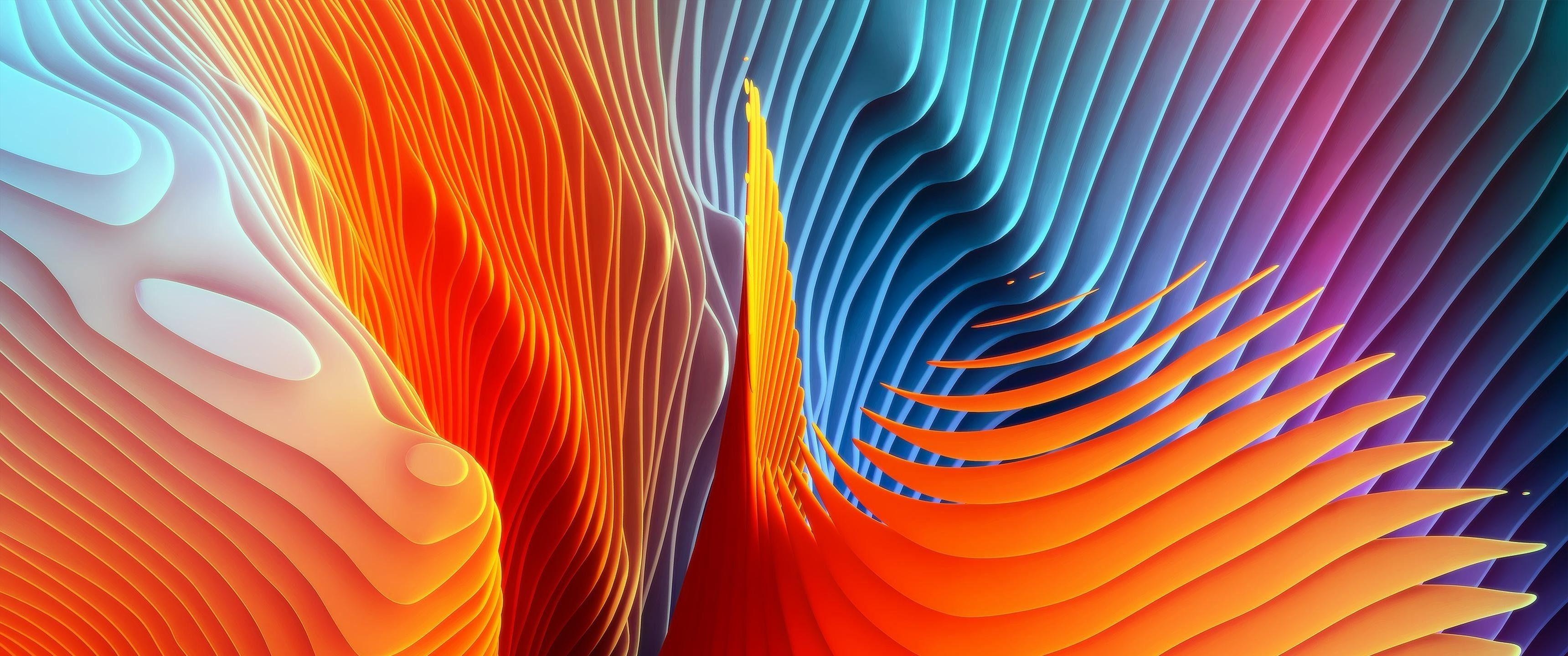 3440x1440 ultrawide abstract wallpaper and background, Dual Screen