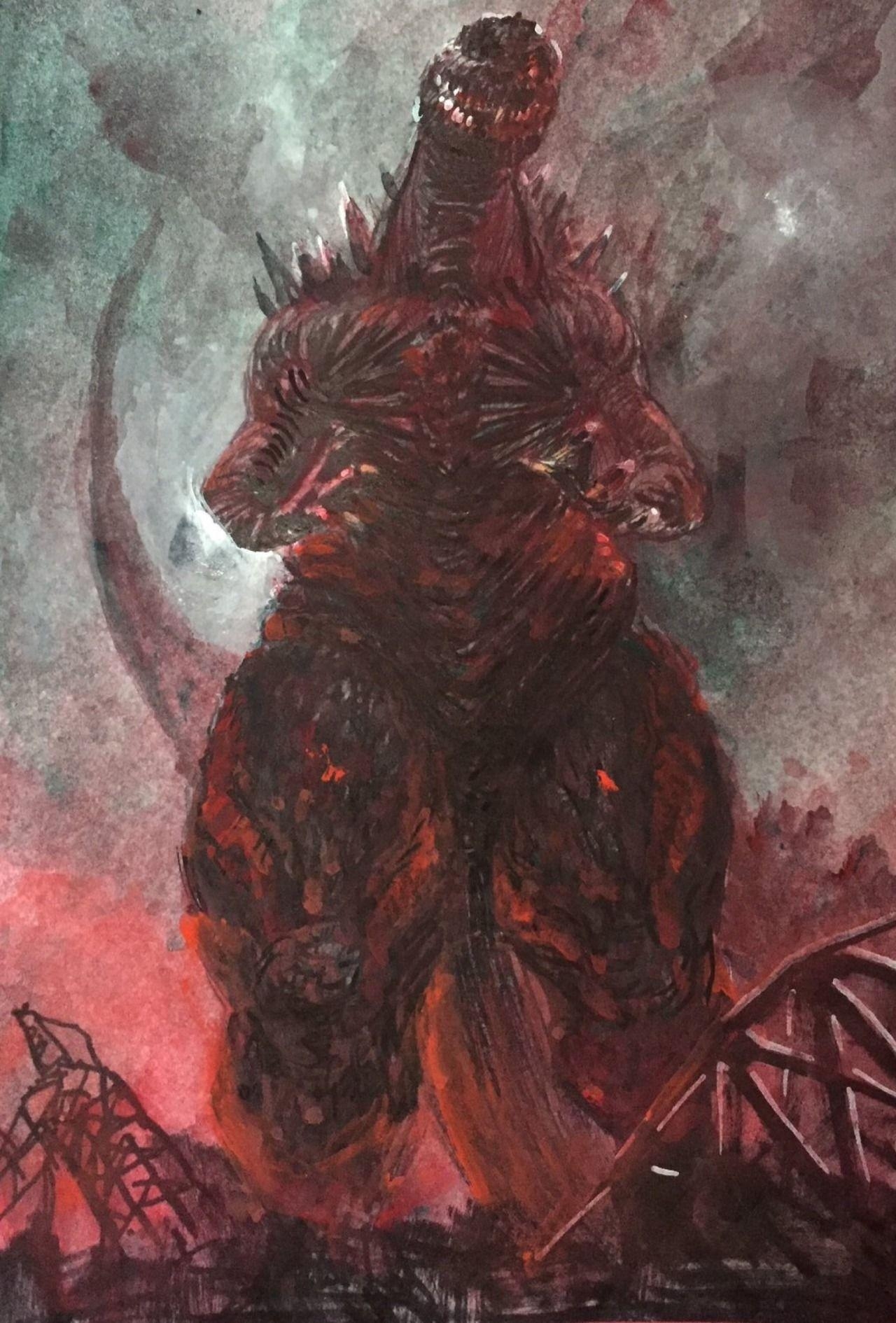 1280x1890 jimpluff: “Ｇ・Ｎ・Ａ back at it again with Shin Gojira ”. Kaiju, Phone