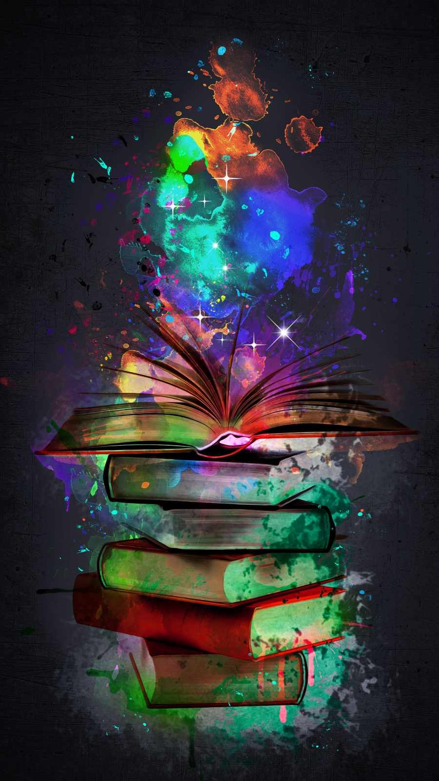 900x1600 Books Art iPhone Wallpaper, Phone