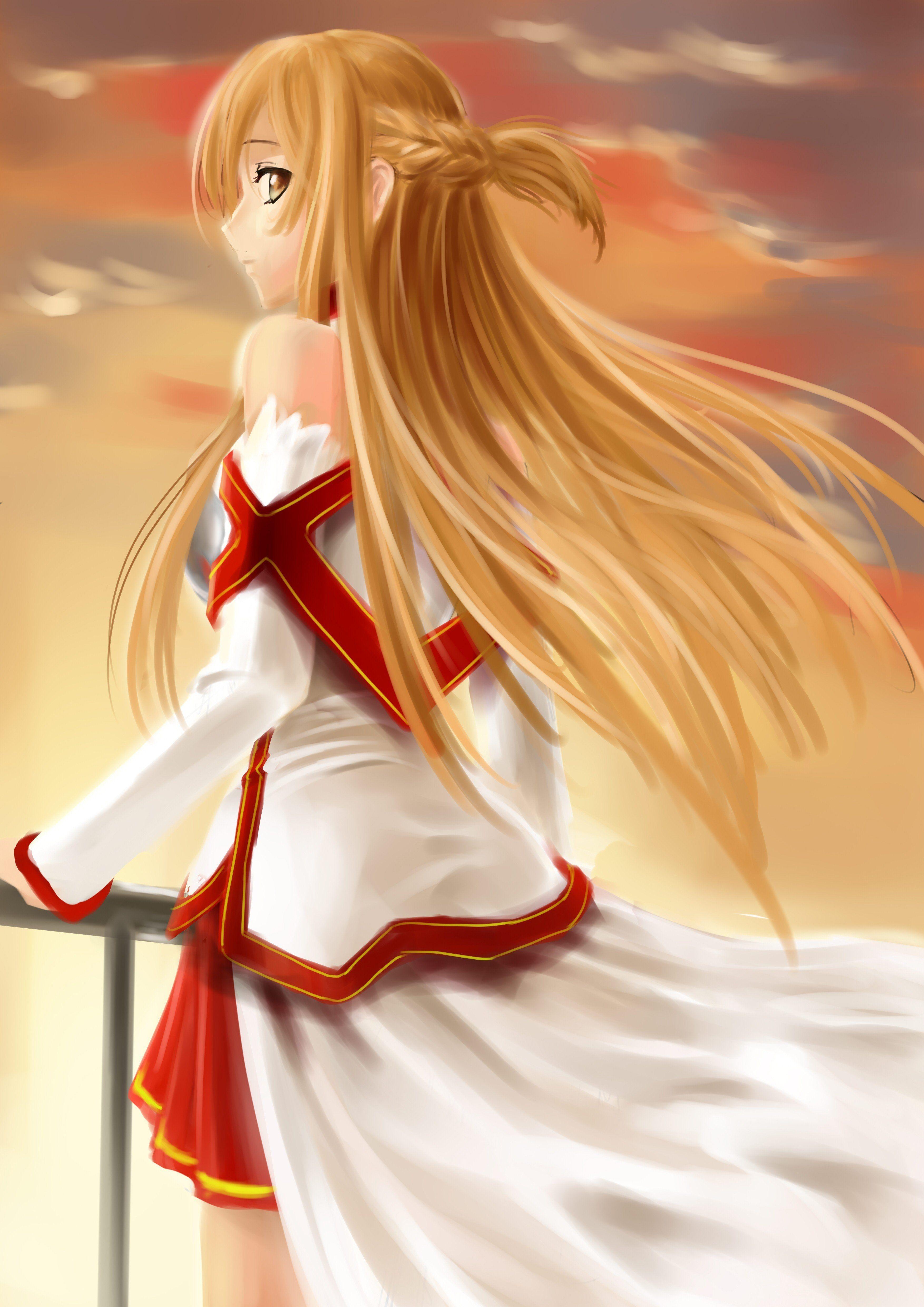 3510x4960 sword art online yuuki asuna wallpaper and background, Phone