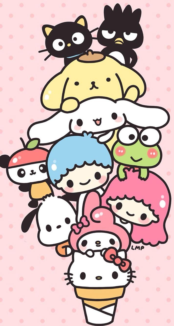 720x1340 Kawaii Sanrio iPhone wallpaper. Hello kitty iphone wallpaper, Sanrio hello kitty, Sanrio wallpaper, Phone