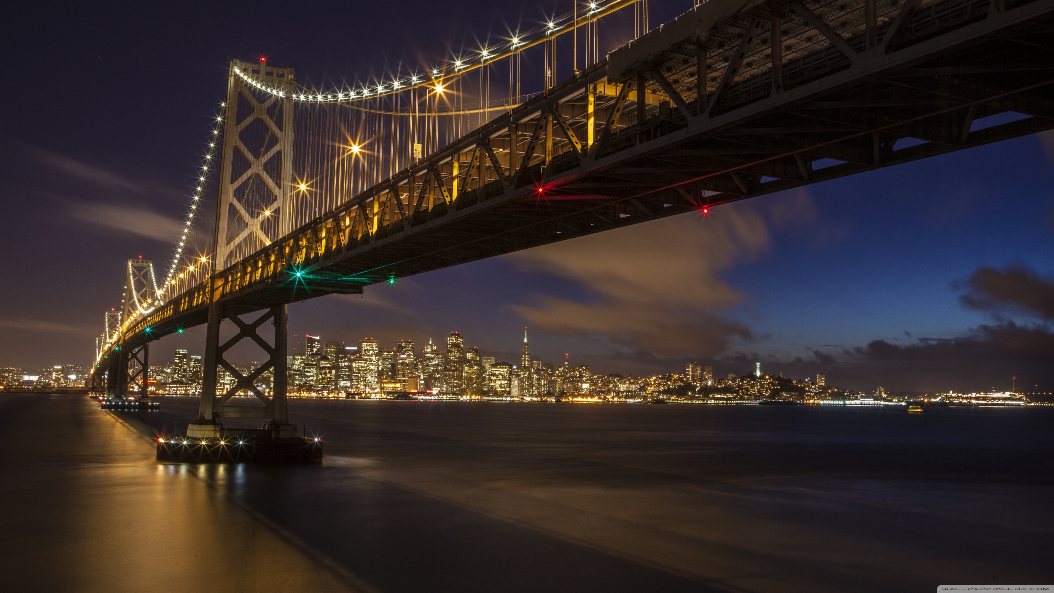 3560x2000 San Francisco Oakland Bay Bridge ❤ 4K HD Desktop Wallpaper for 4K, Desktop