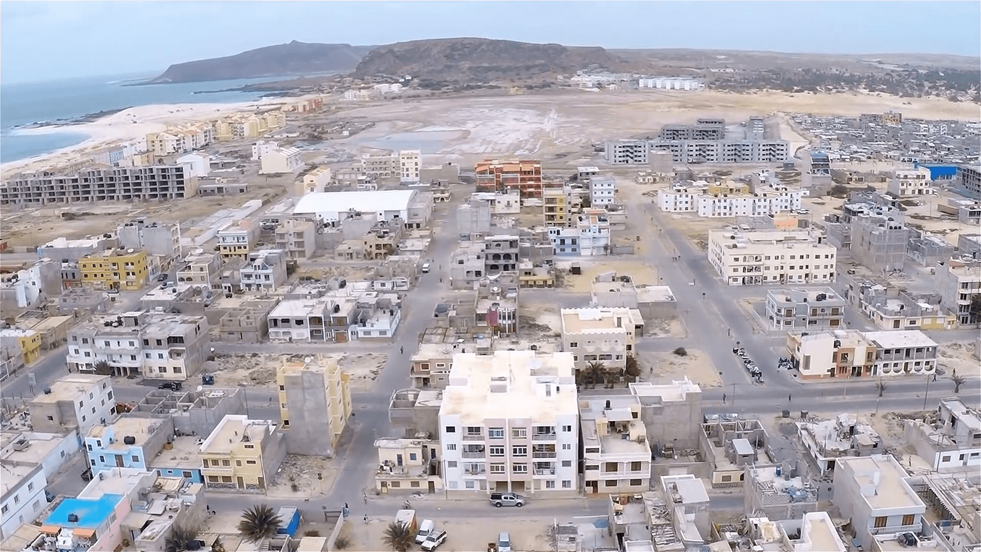 1920x1080 Aerial view of Sal Rei city in Boavista Cape Verde Verde, Desktop