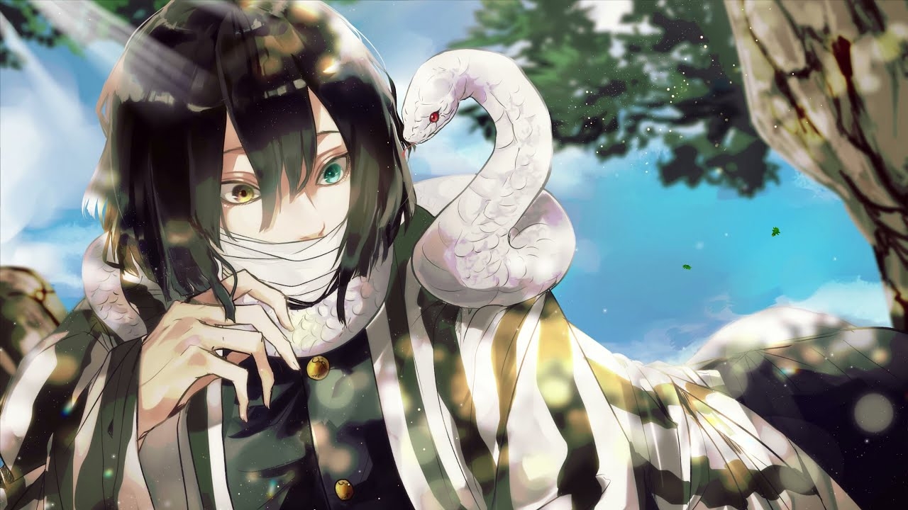 1280x720 Live Wallpaper 4K Obanai Iguro (Demon Slayer), Desktop