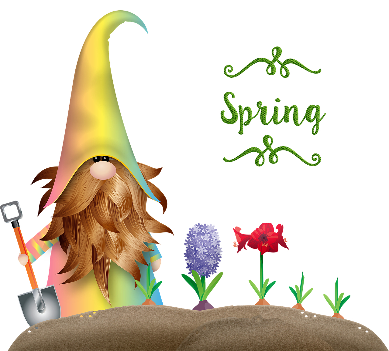 1280x1160 Easter Gnome Imp, Desktop