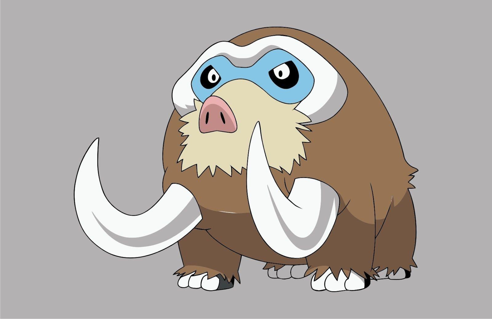 1600x1040 Pokemon Mamoswine, Desktop