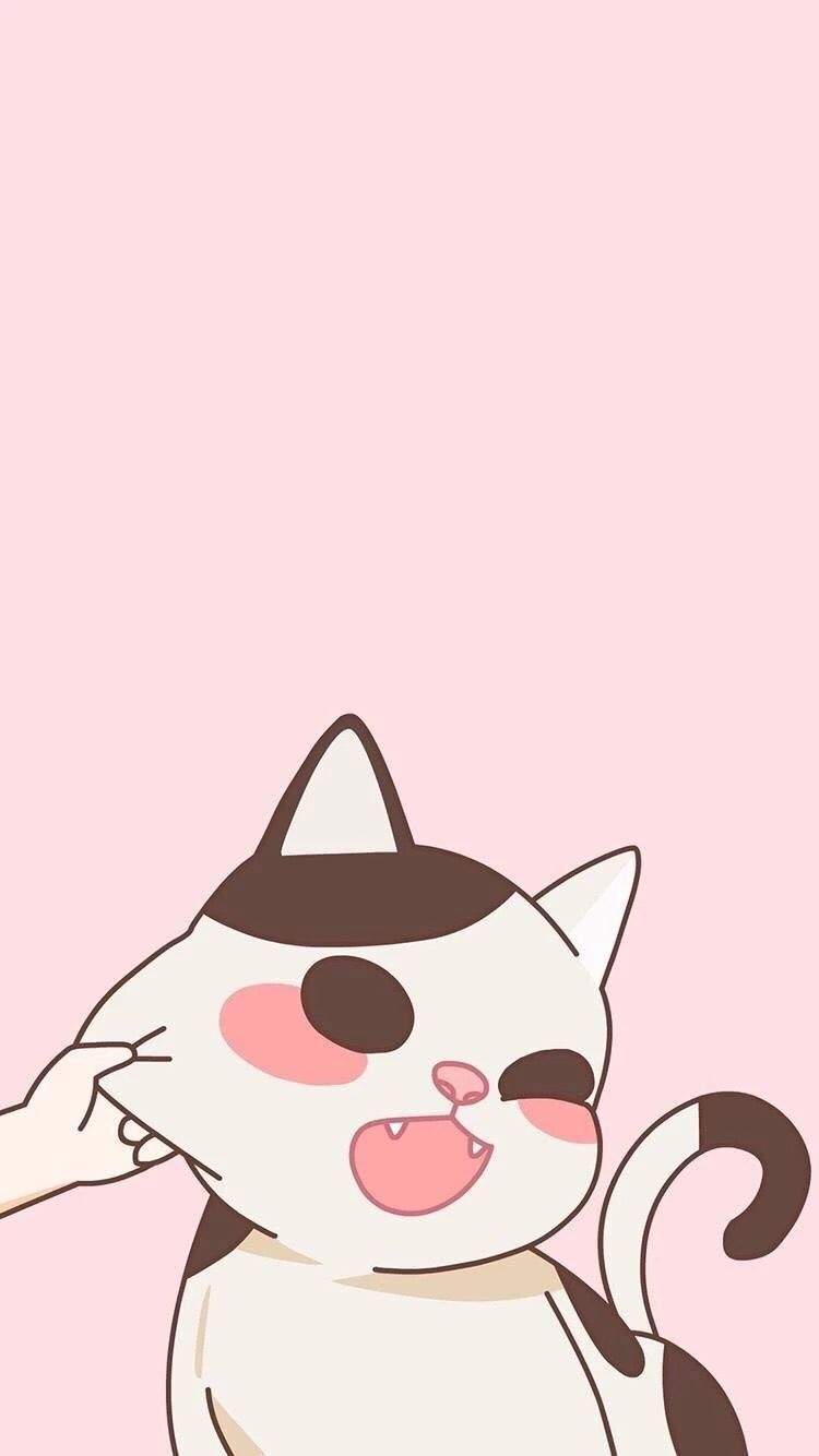 750x1340 Cute Kawaii Cat Wallpaper Free Cute Kawaii Cat Background, Phone