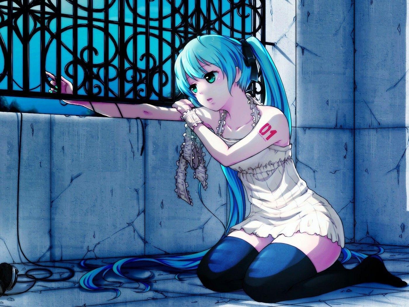 1400x1050 Sad Anime Wallpaper, Desktop