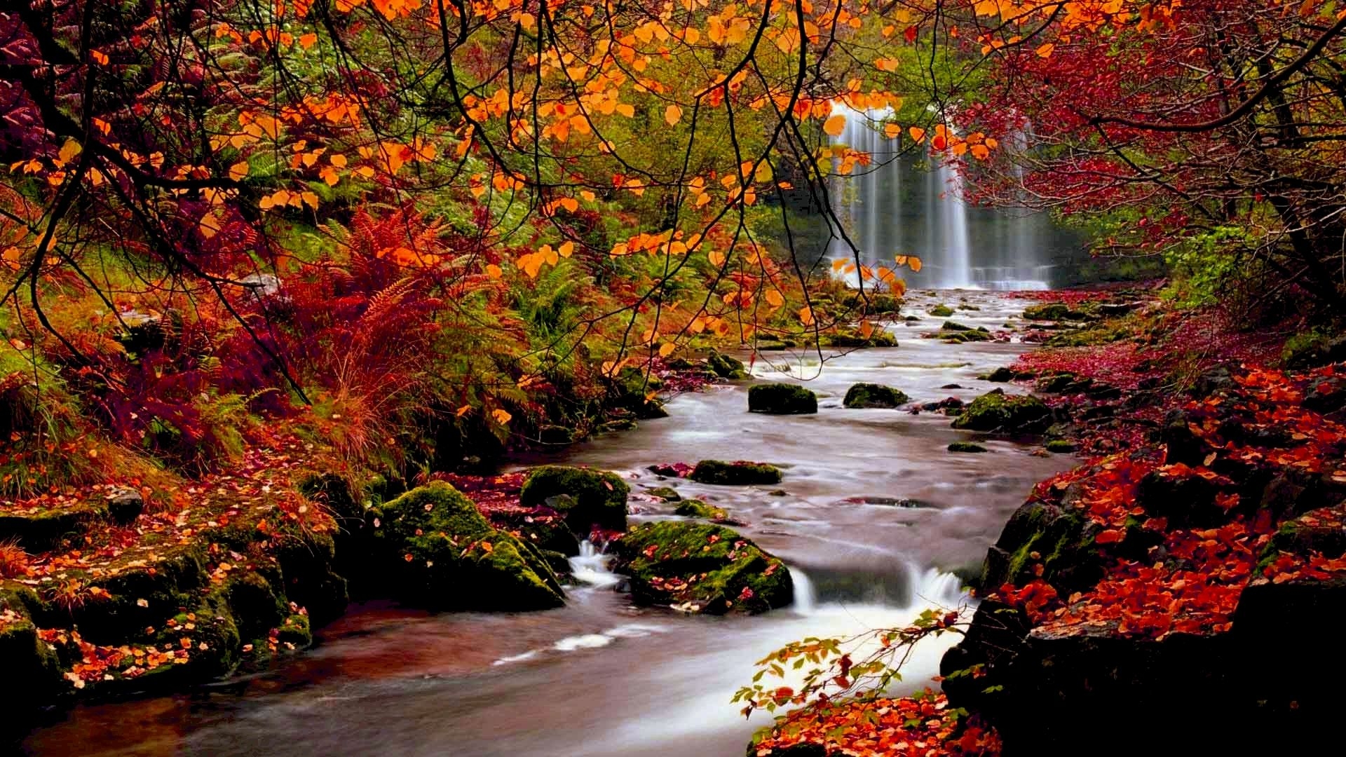 1920x1080 fall wallpaper waterfalls Desktop Wallpaperk HD, Desktop