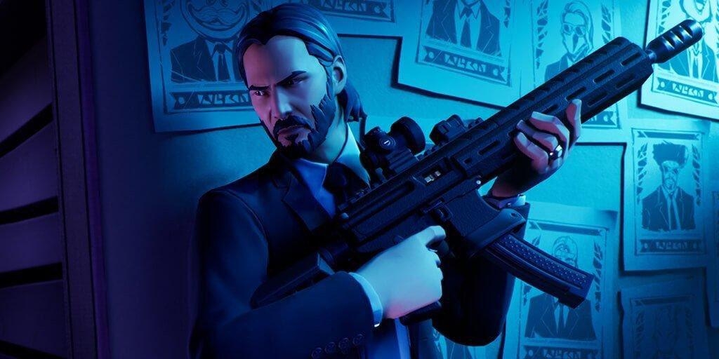 1030x520 John Wick skin Fortnite wallpaper, Desktop