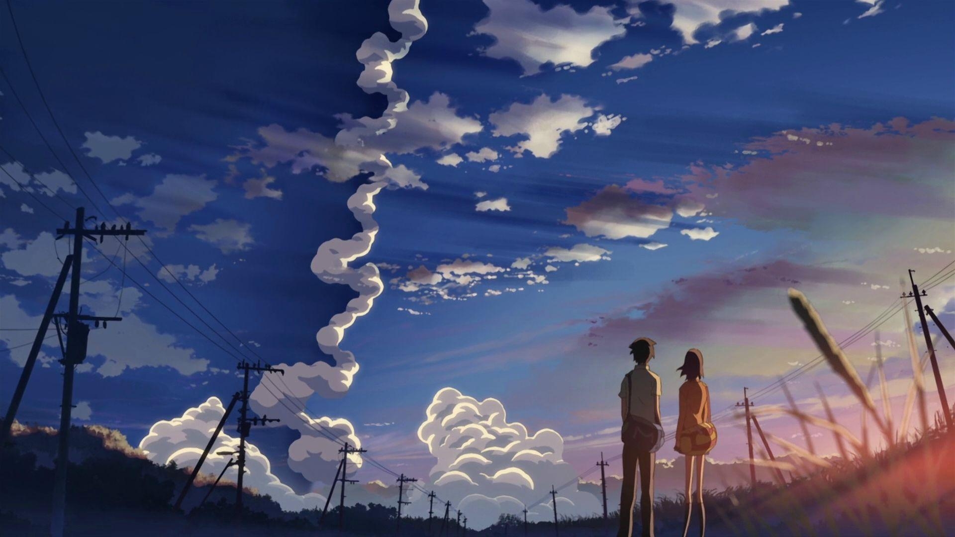 1920x1080 Anime Boy And Girl And Beautiful Scenery HD Wallpaperx1080, Desktop