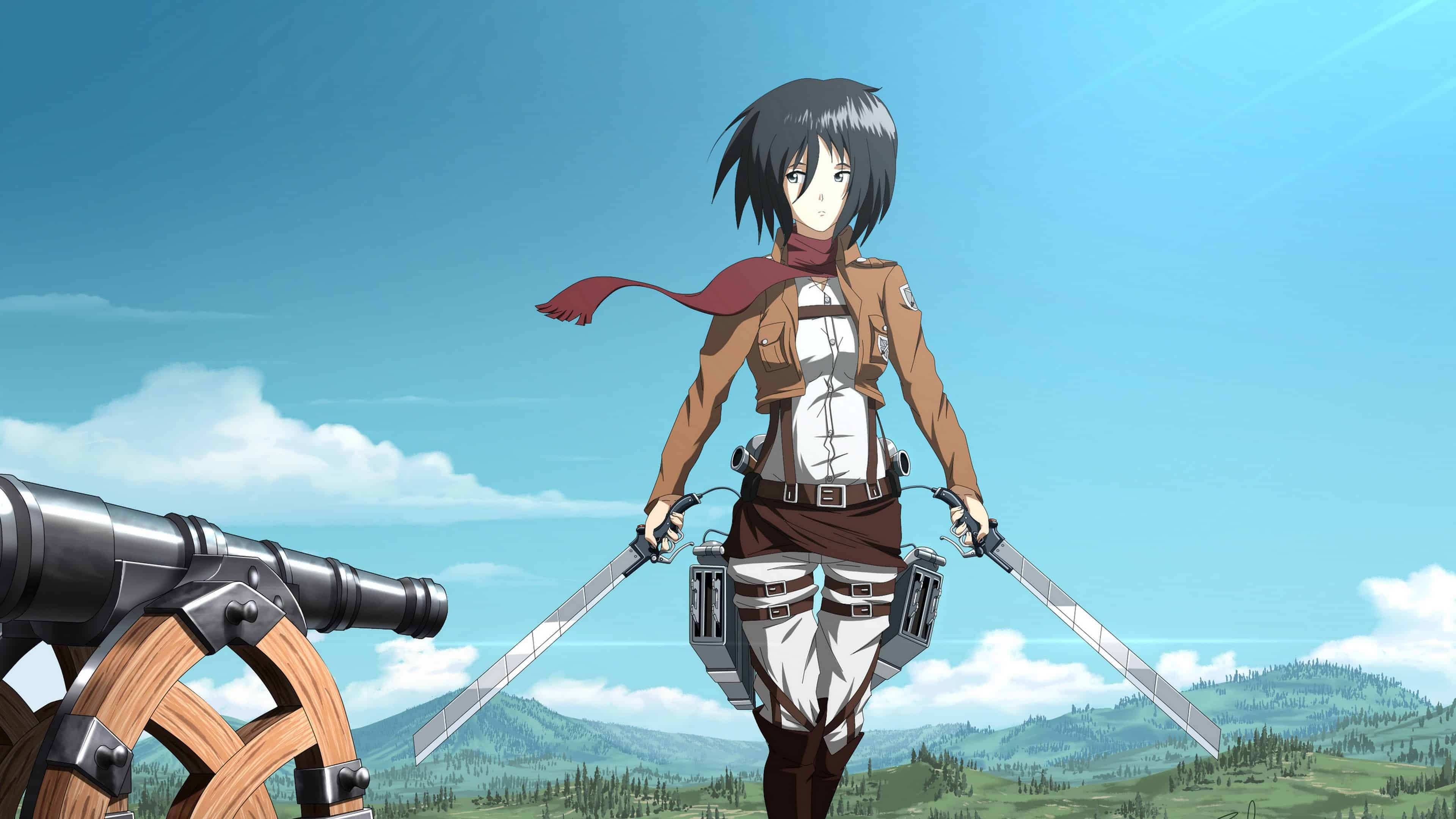 3840x2160 4k Mikasa Ackerman HD Desktop Wallpaper On Titan Wallpaper 4k Mikasa HD Wallpaper, Desktop