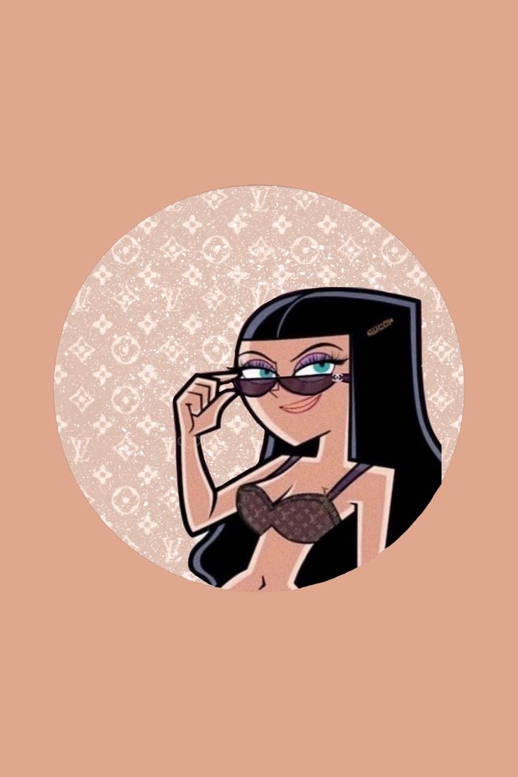 740x1110 lv cartoon girl. Cartoon wallpaper, Cartoon profile pics, Instagram cartoon, Phone