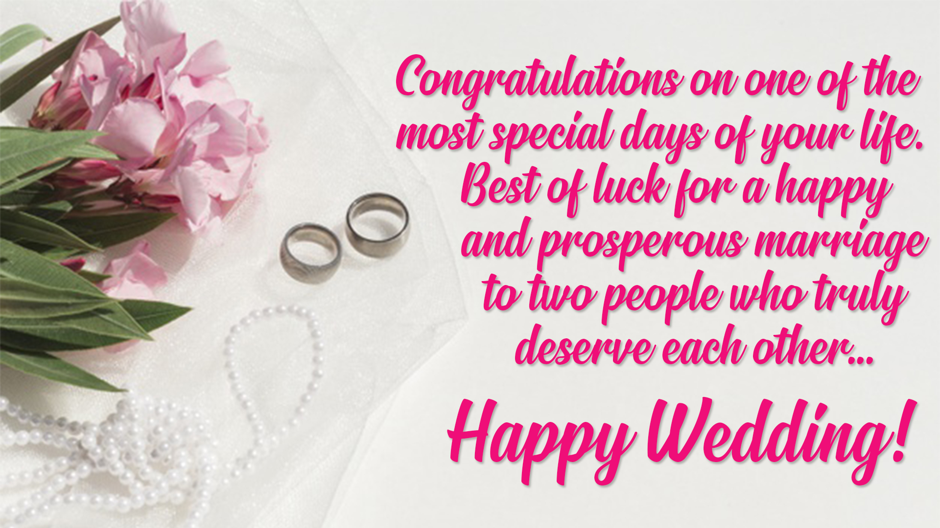 1920x1080 Happy Wedding Wishes & Messages For Everyone, Desktop