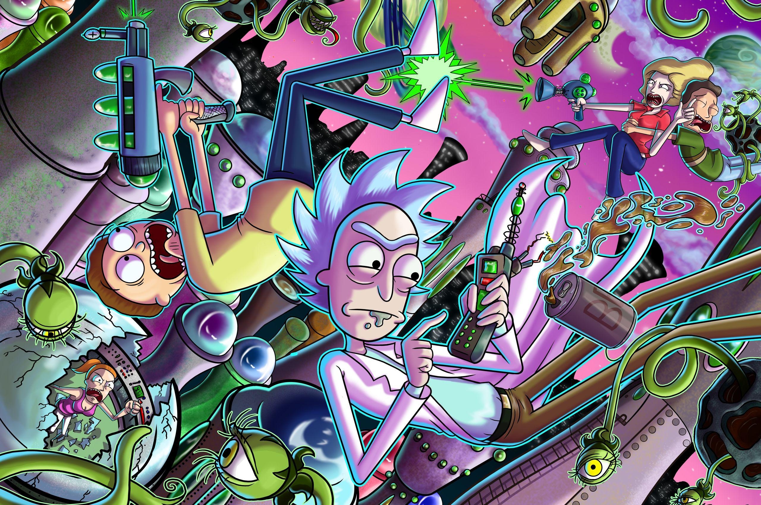 2560x1700 Rick and Morty Trippy Wallpaper Free Rick and Morty Trippy, Desktop